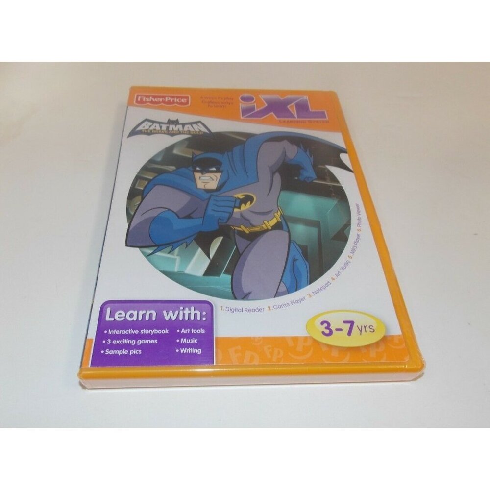 Fisher Price iXL Learning System Batman Game Software